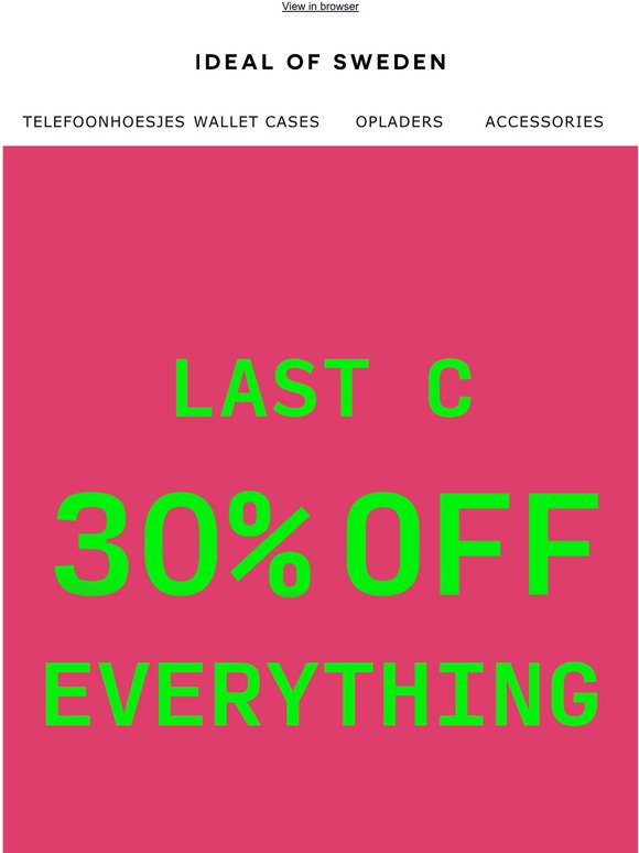 LAST CALL: Our Summer Sale ends soon