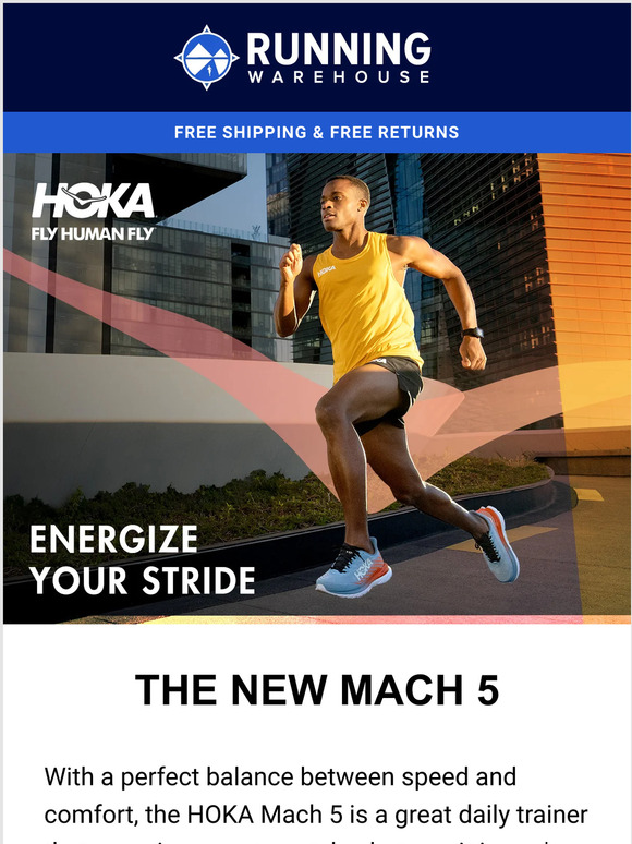 Running Warehouse HOKA's New Mach 5 Milled