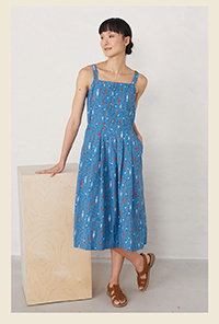 Sky Branch Jersey Maxi Dress >