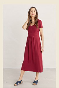 Short Sleeved Seed Packet Dress >