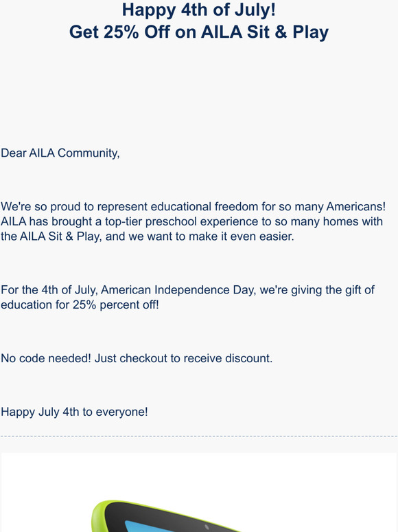 🏅 4th of July Sale!