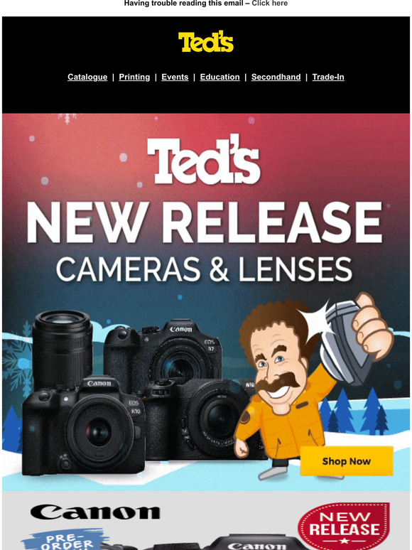 Ted's Cameras 📸Ted's New Releases Catalogue Out Now!📸 Milled