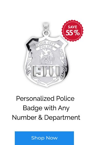 Police Badge With Any Number