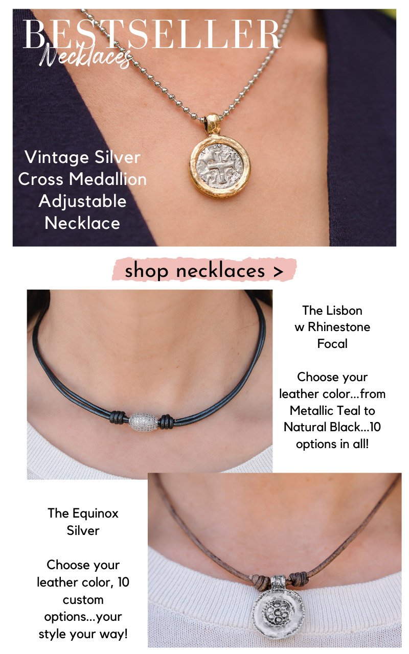 shop 25% off sale on necklaces