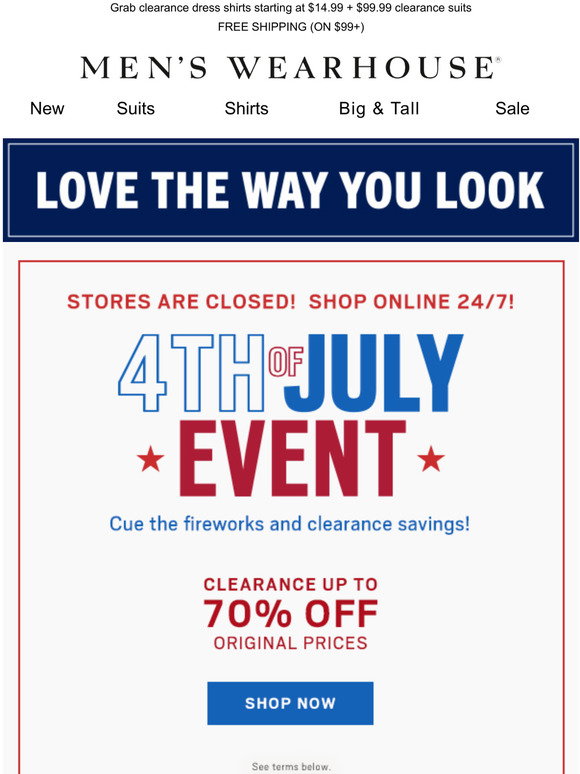 July CLEARANCE EVENT 