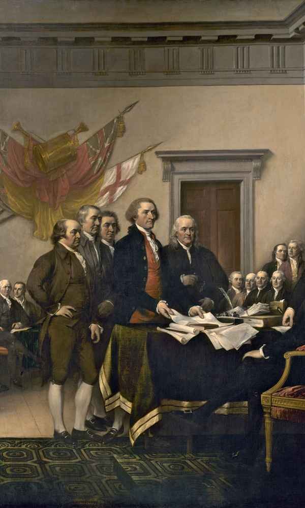 John Trumbull's depiction of July 4, 1776
