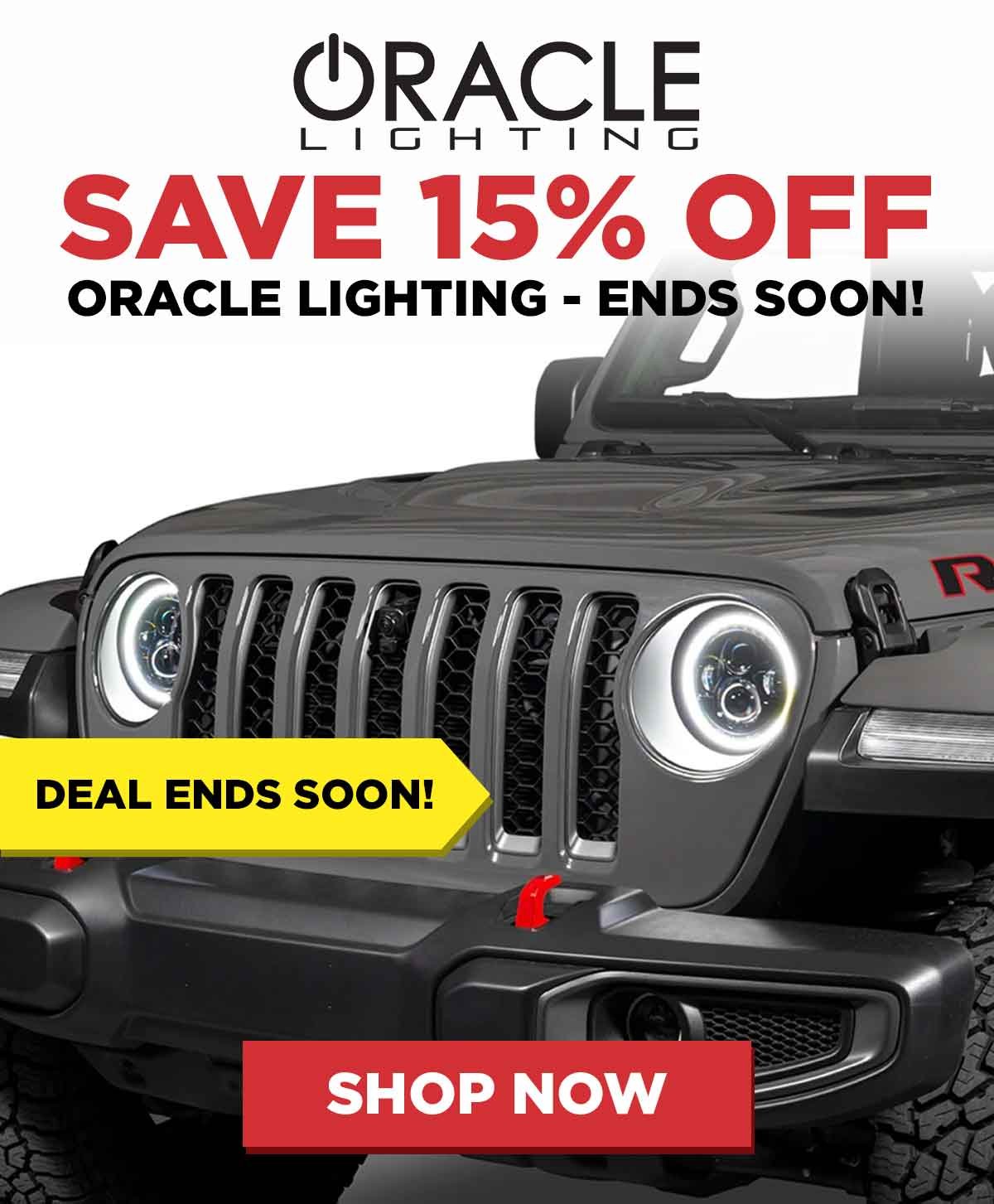 Save 15% Off Oracle Lighting - Ends Soon!