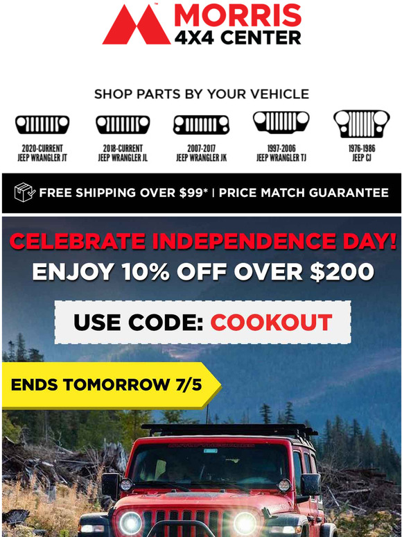 Morris 4x4 Center Land of the Free, Home of the Jeeps πΊπΈ Milled