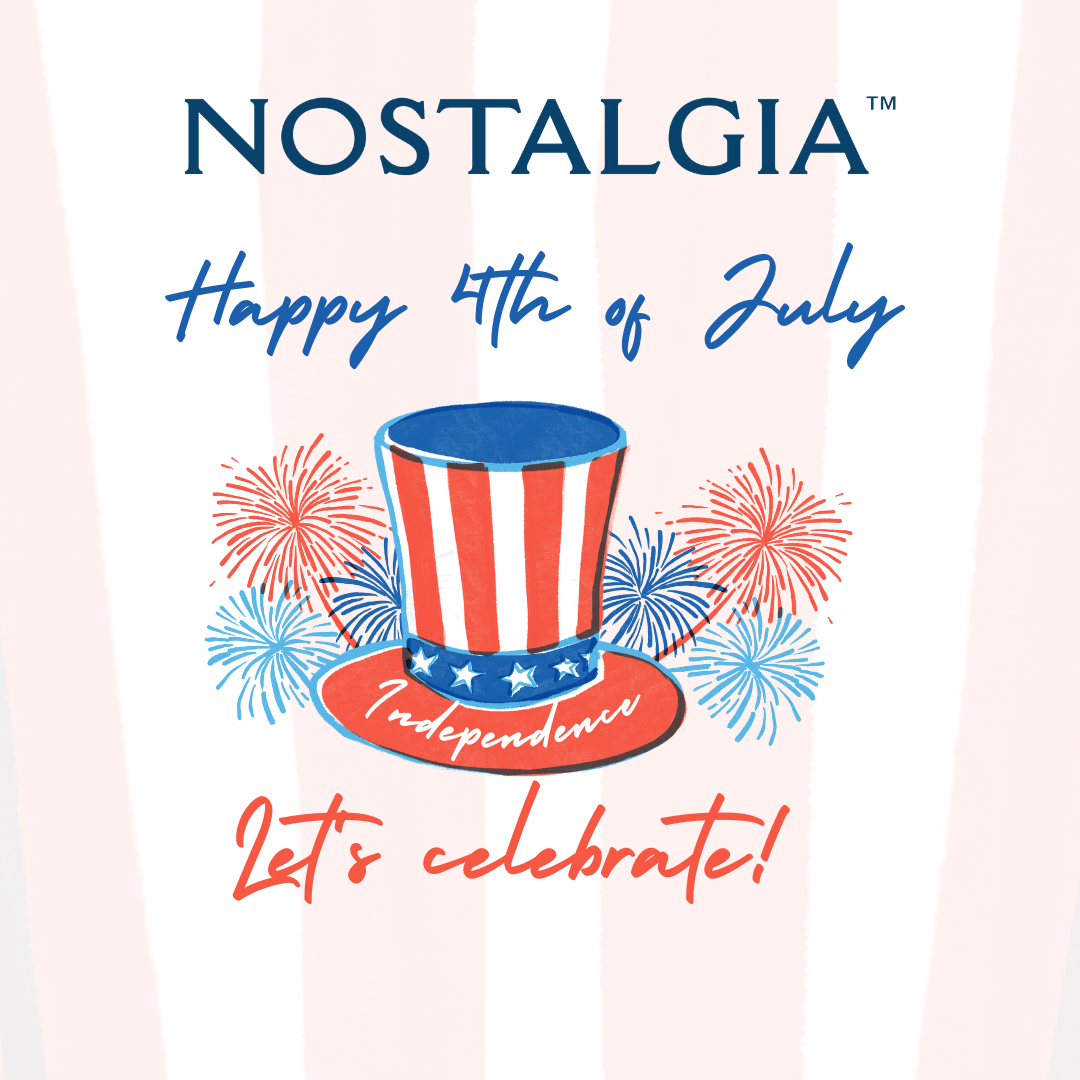 Nostalgia Products HAPPY 4TH OF JULY! Milled