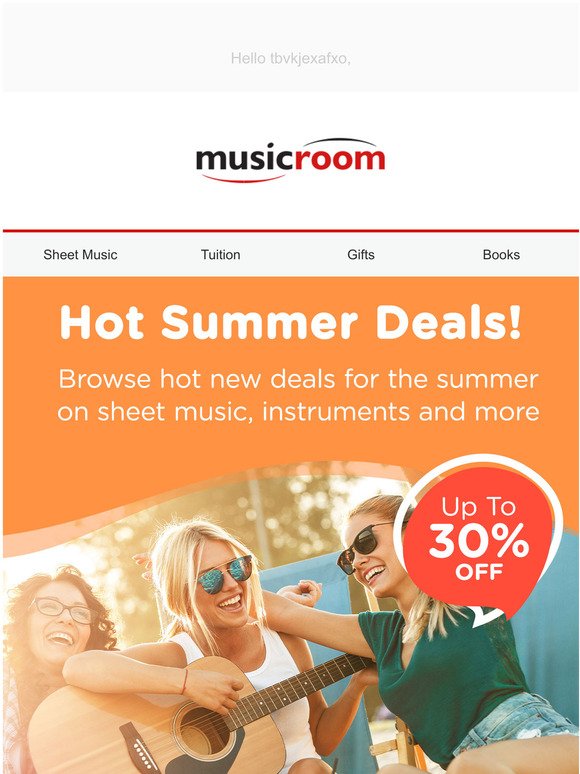 Hot Summer Deals: Up to 30% Off