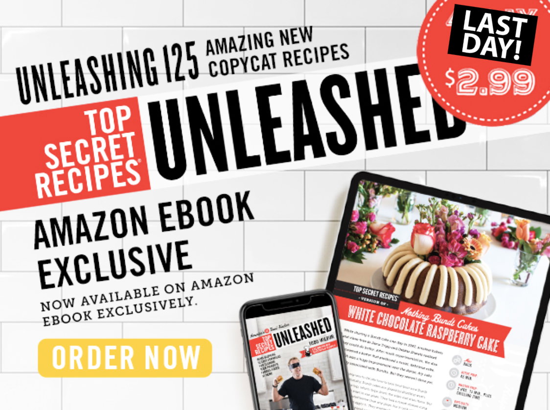 Top Secret Recipes, Inc.: Last day 