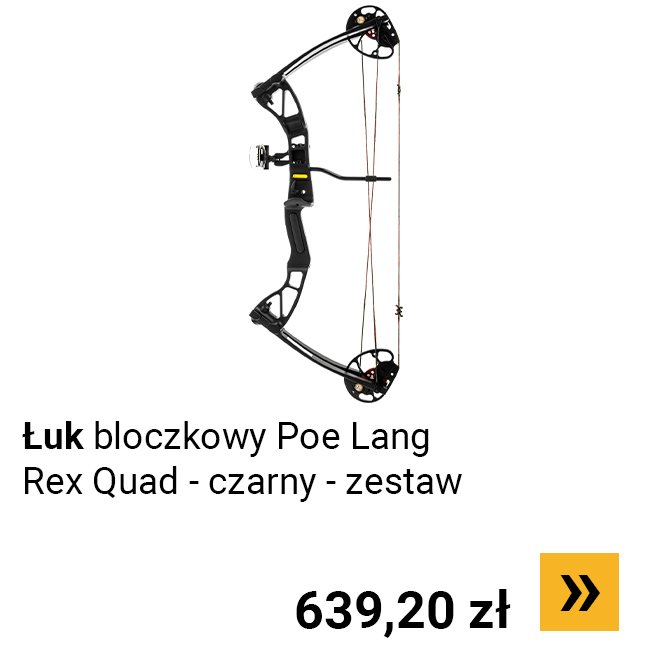 Łuk bloczkowy Poe Lang Rex Quad - czarny - zestaw