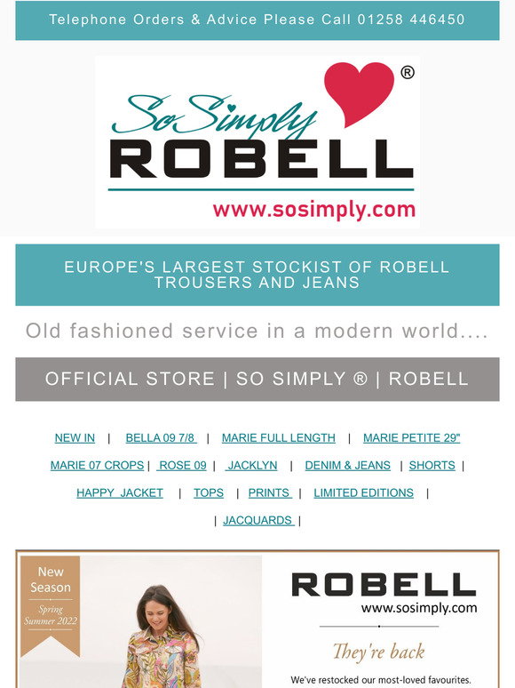 Robell Trousers: SALE: NOW 50% OFF 