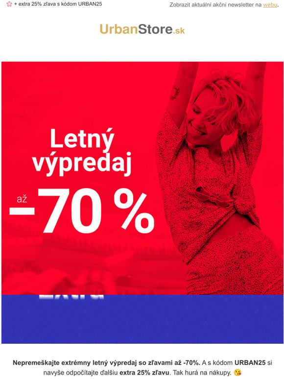 Letný výpredaj| Zľavy až −70 % 💐