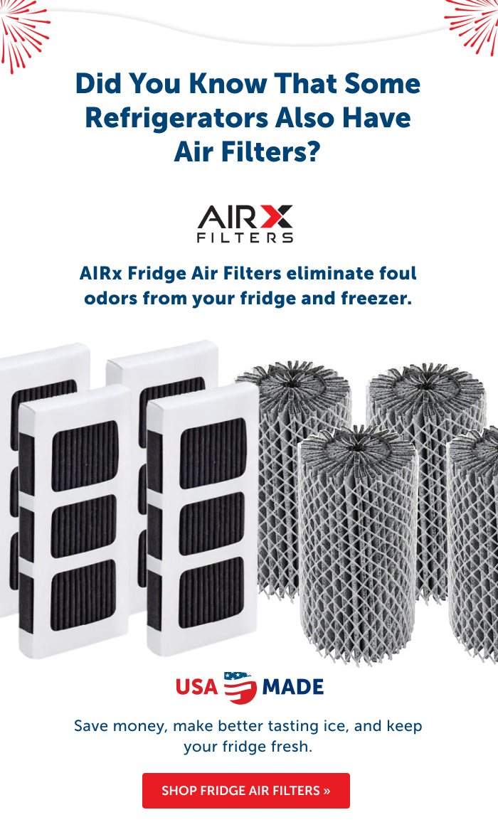 Did you know that some refrigerators also have air filters? Click to find yours!