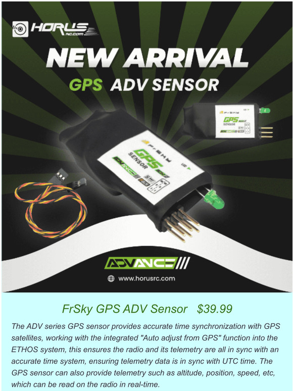New Arrival FrSky GPS ADV Sensor