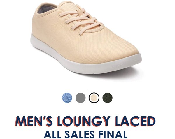 MEN'S LOUNGY LACED ALL SALES FINAL