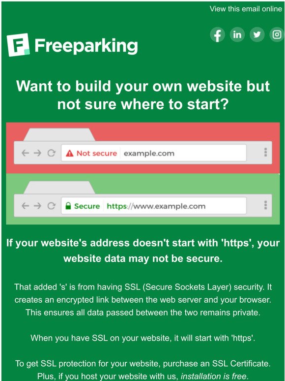 Is your website showing https?