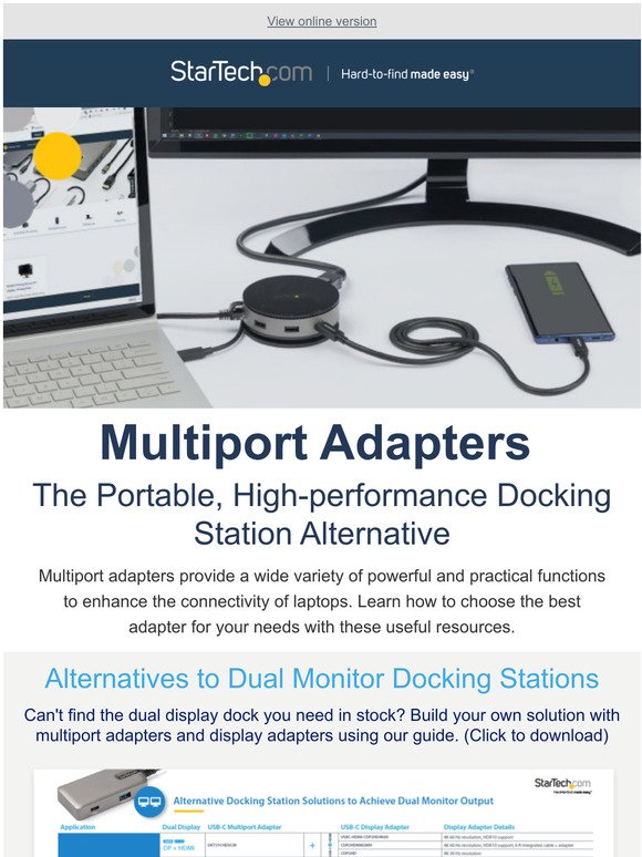 Multiport Adapters: The Portable, High-performance Docking Station Alternative