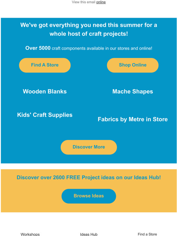 Hobbycraft Shop over 5000 craft components! Milled