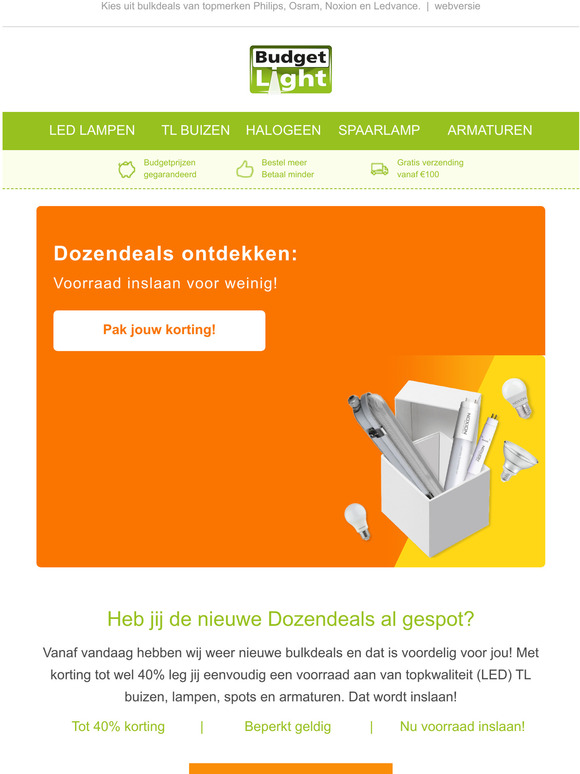 Nieuwe Dozendeals: Ben er op tijd bij! ⌚