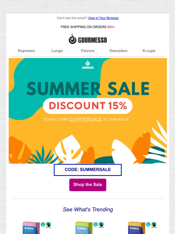 Last Day to join the Summer Sale - take 15% off☀️