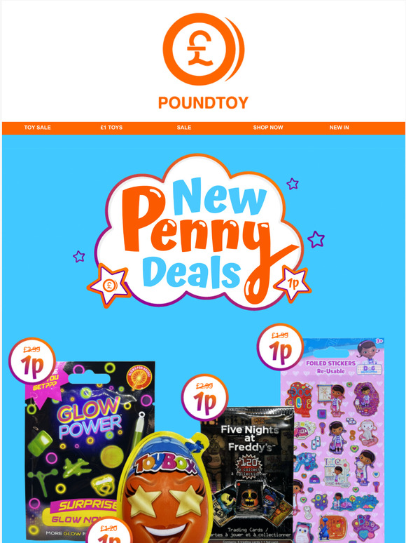 poundtoy penny sale