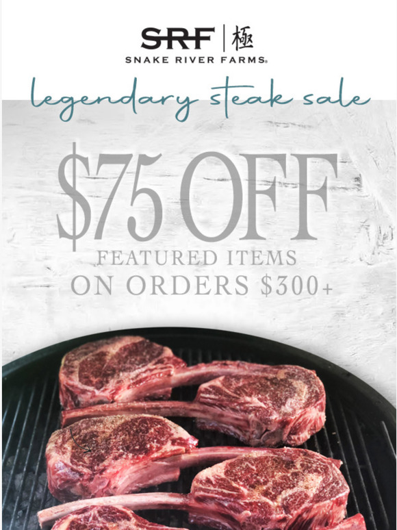 Snake River Farms: $75 OFF Legendary Steaks 🥩 Are You Ready?? | Milled