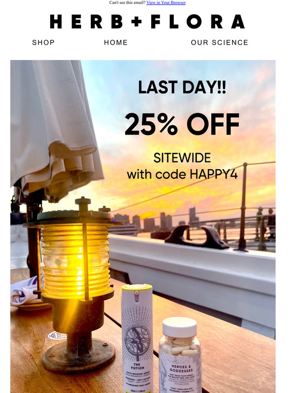 25% OFF! LAST DAY!!