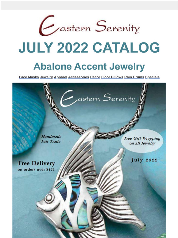 Eastern Serenity Summer sea tones in your mailbox now Milled