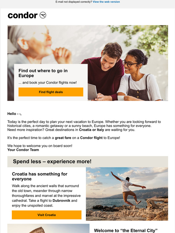 ✈Europe’s most beautiful destinations are waiting for you!
