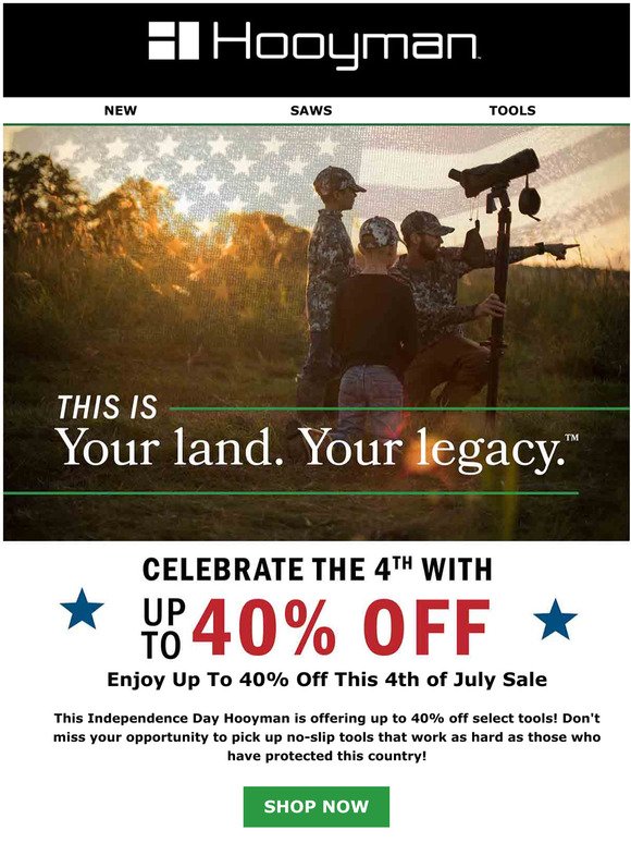 Last chance to shop this 4th of July Sale!