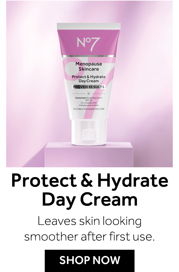 Menopause protect & hydrate day cream.