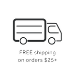Free shipping on orders $25+