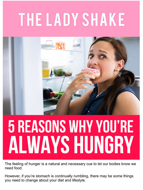 The Lady Shake THIS is why your always hungry....😧 Milled