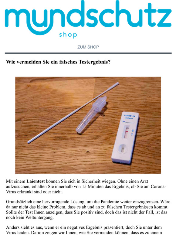 😷 Neu eingetroffen im Mundschutz Shop