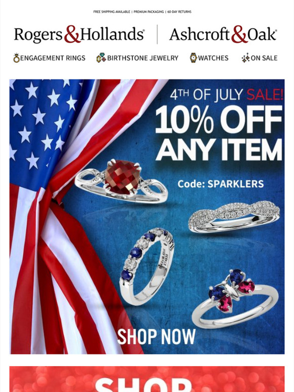 Rogers and Hollands RED, WHITE, AND BLUE LOOKS GOOD ON YOU Milled