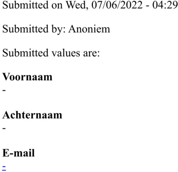 Webform submission from: Schrijf je in voor de nieuwsbrief > Alineas