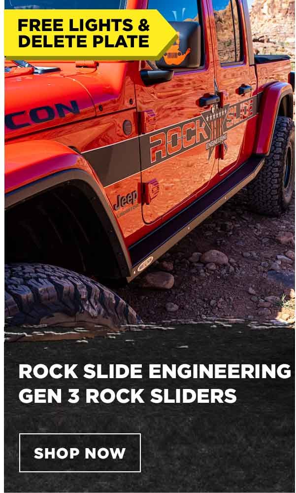 Rock Slide Engineering GEN 3 Rock Sliders