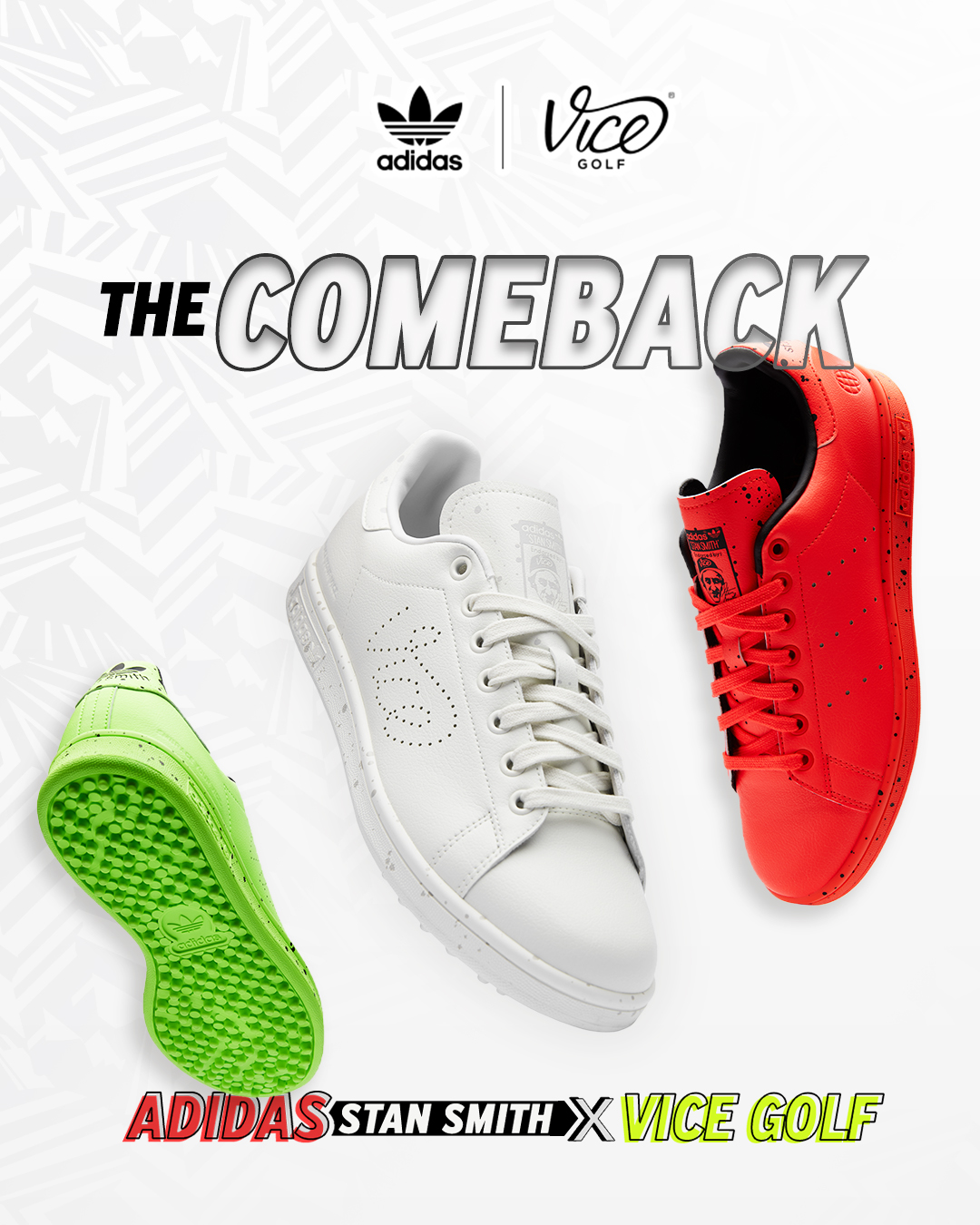 Vice Golf Back by popular demand adidas Stan Smith x VICE Golf Milled