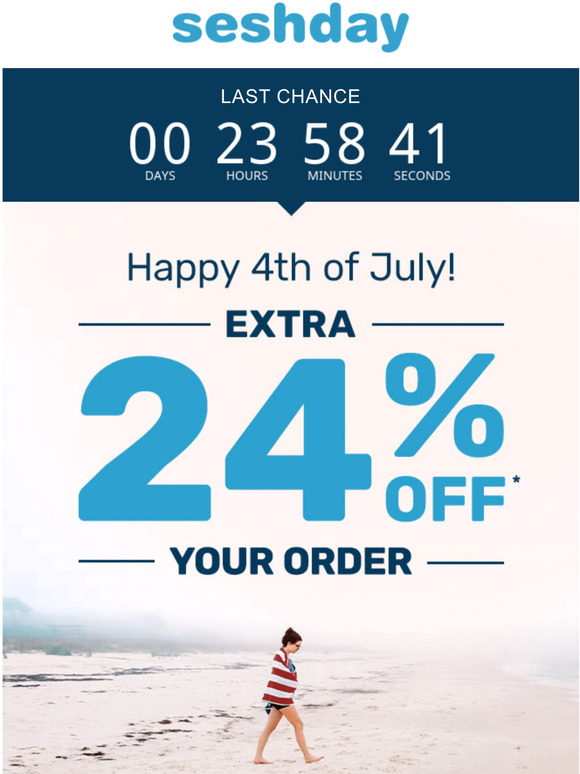 Last Day to Get 24% Off