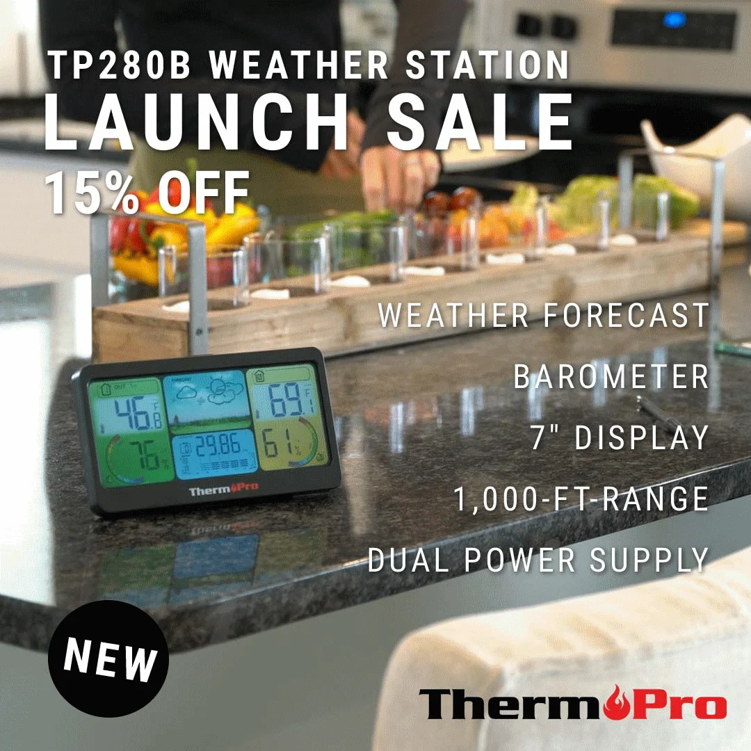 ThermoPro: The New TP280B Weather Station: Accuracy you can trust
