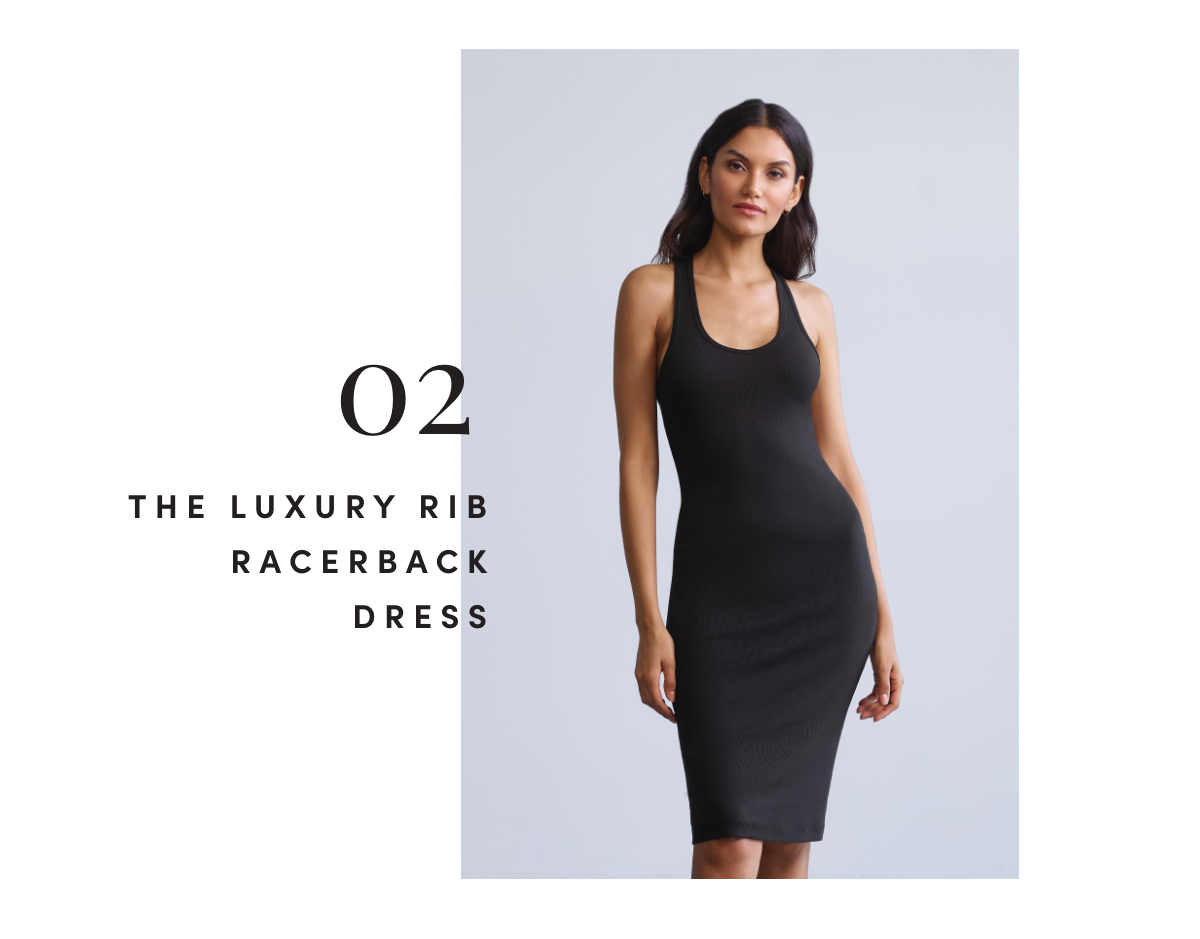 The Luxury Rib Racerback Dress