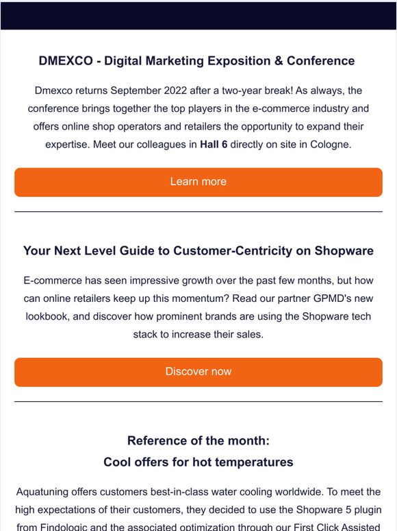 Findologic returns Dmexco - Meet us in Cologne