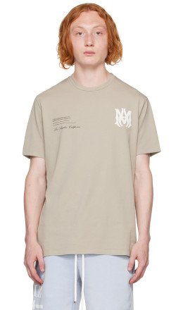 AMIRI - Taupe Military Specs Stencil T-Shirt
