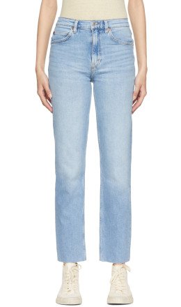 Re/Done - Blue 70s Straight Leg Jeans