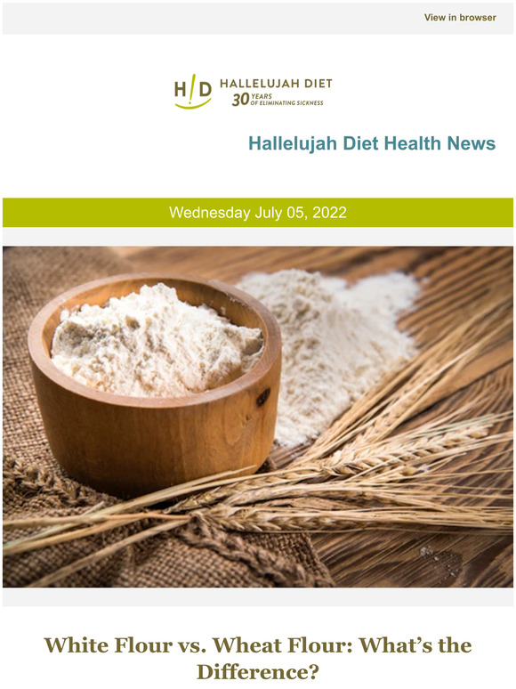 myhdiet White Flour vs. Wheat Flour What’s the Difference? Milled