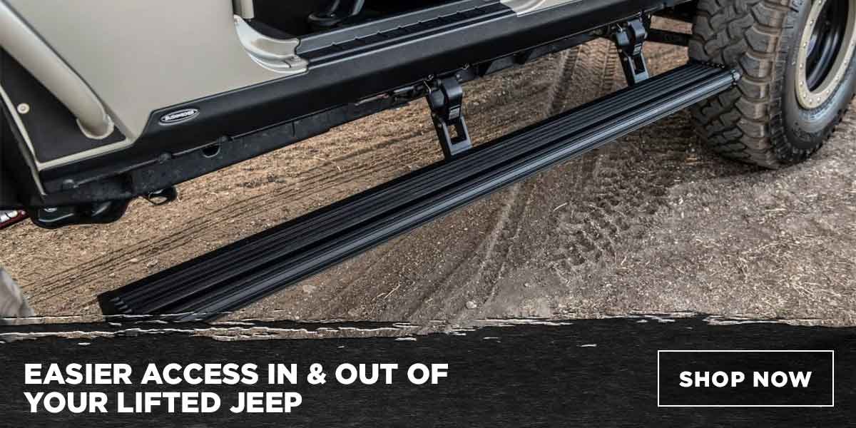 Easier Access In & Out Of Your Lifted Jeep