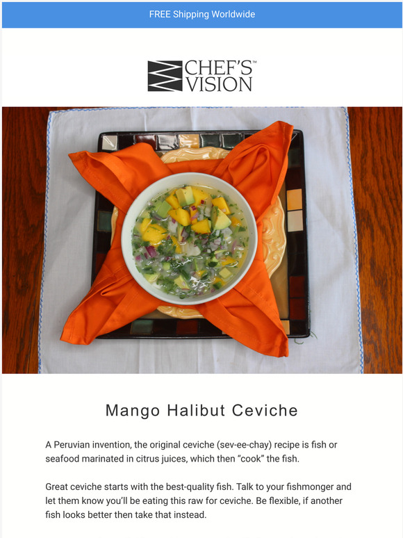 Try this delicious Mango Halibut Ceviche recipe