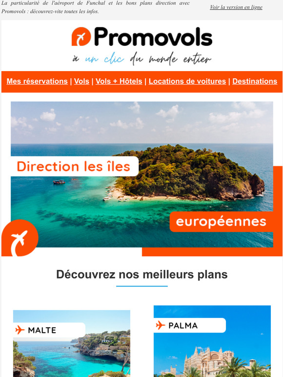 Direction les îles européennes avec Promovols 🧡✈